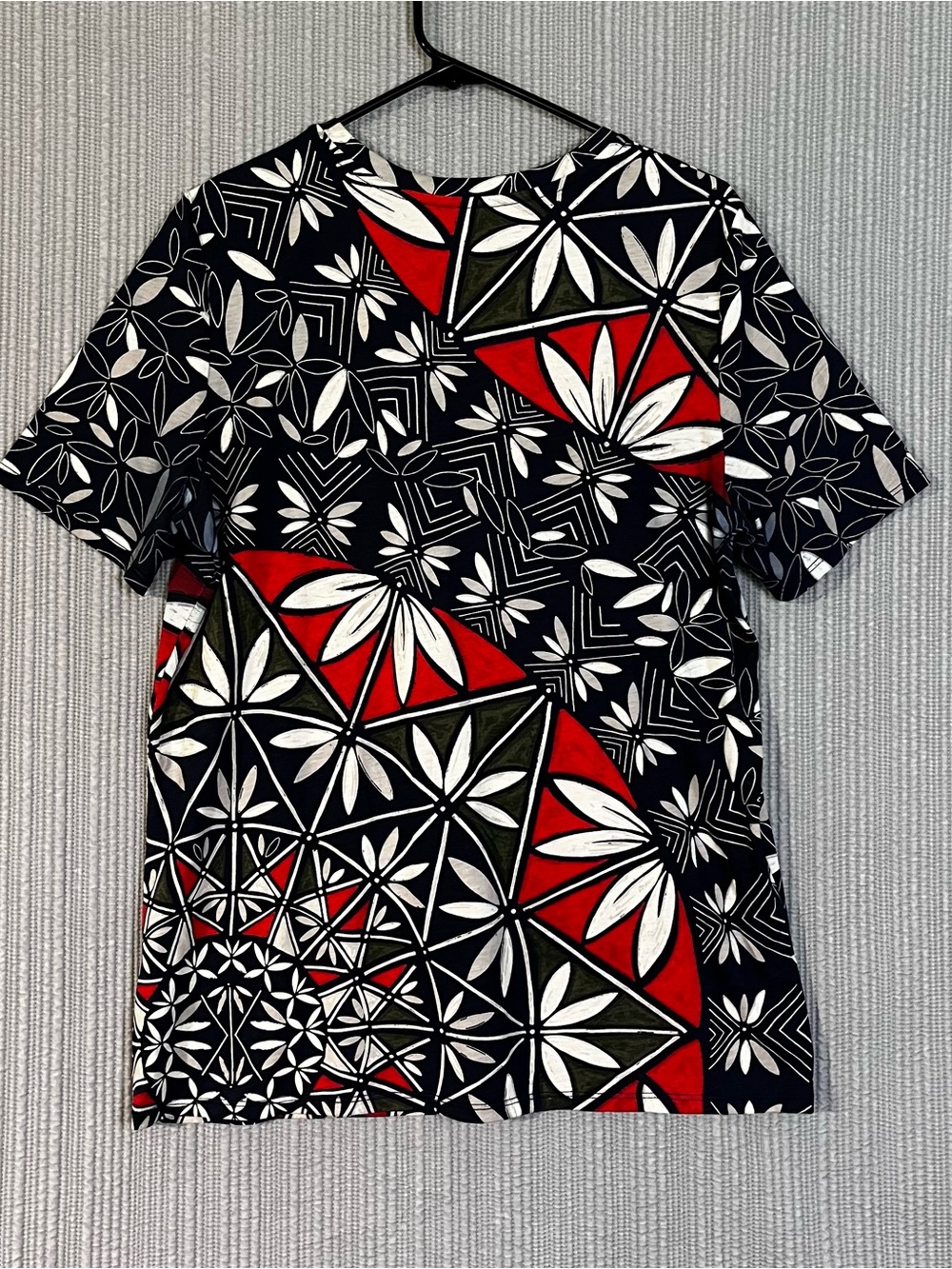 Tory Burch Acoma Pottery Tee Shirt Pima Cotton Large - Picture 7 of 9